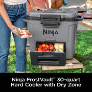 Ninja FrostVault™ 30qt Hard Cooler with Cold Dry Zone in Pink